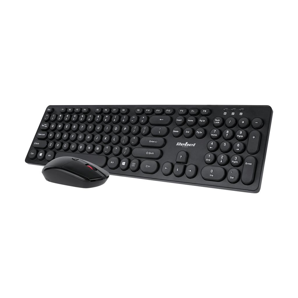Rebel WS400 wireless keyboard and mouse set