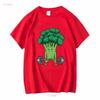 Broccoli Deadlift T Shirt Vegan Vegetarian Workout Gym Weightlifting Weightlifter Deadlifting Veggie Vegetable Vintage Washed