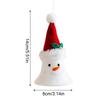 Christmas Tree Decorations Hangable Figurine Snowman Santa Claus Christmas Decorations For Holiday Party Supplies Home Kitchen