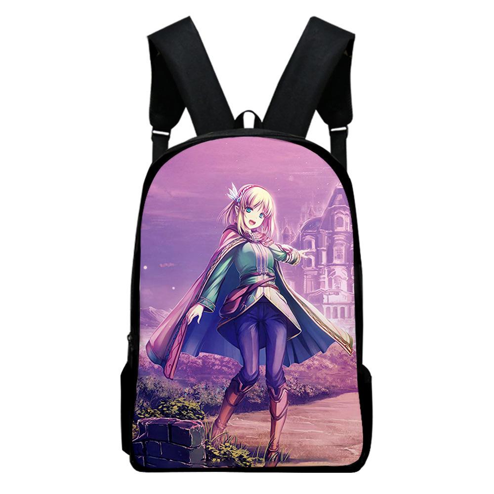 Classic Novelty WORLD OF LEADALE Notebook Backpacks pupil School Bags 3D Print Oxford Waterproof Boys/Girls Laptop Backpacks