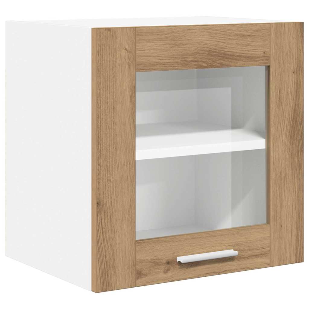 Hanging Cabinet with Door Riga 2 pcs Artisan Oak 40 x 31 x 40 cm