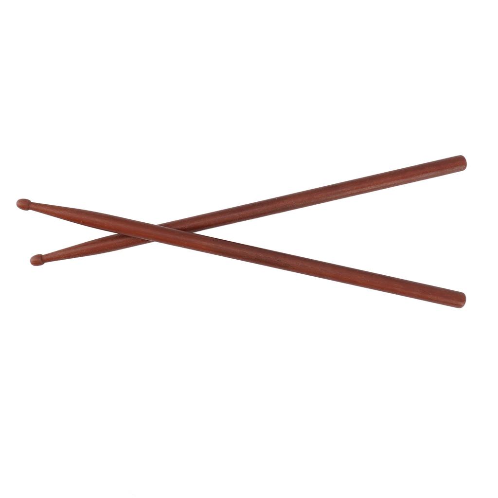 1 Pair Drum Stick Professional Durable Log Color Padauk Drum Sticks Set for Tambourine 7a