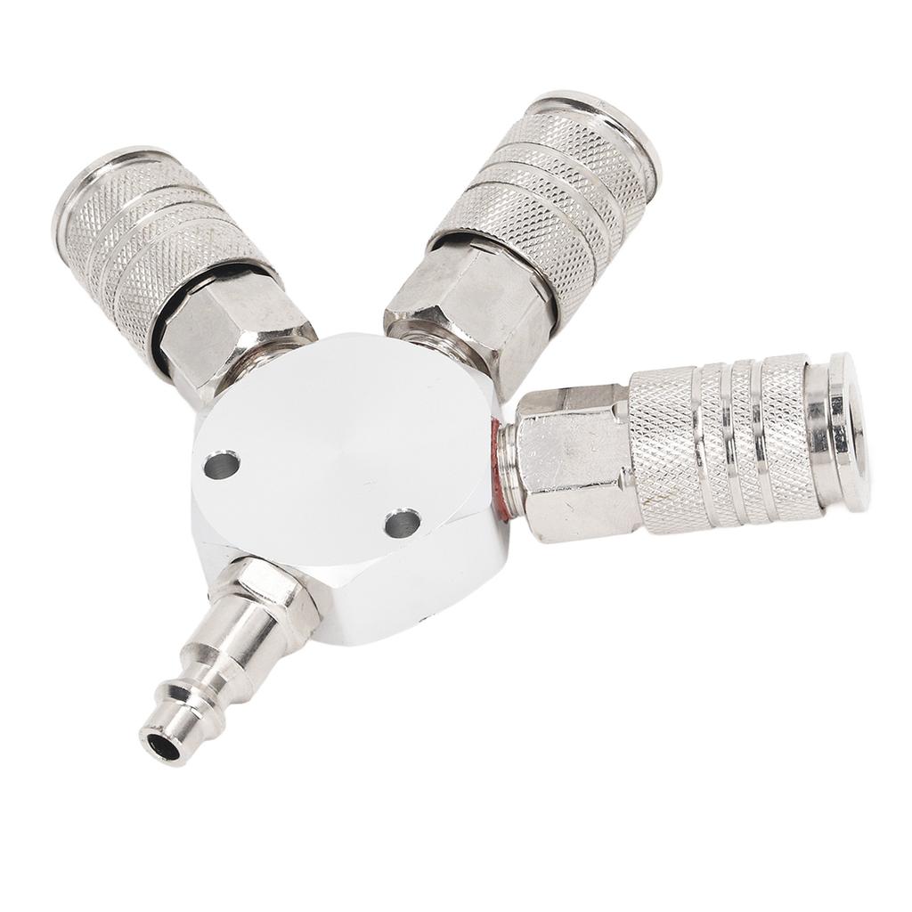 Distribuitor de aer cu 3 căi 14 Inch NPT Filet tată Distribuitor cu 3 căi Fiting pneumatic din aliaj de aluminiu pentru