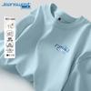 Jeanswest Men's Cartoon Paper Plane Long Sleeve Cotton T-Shirt