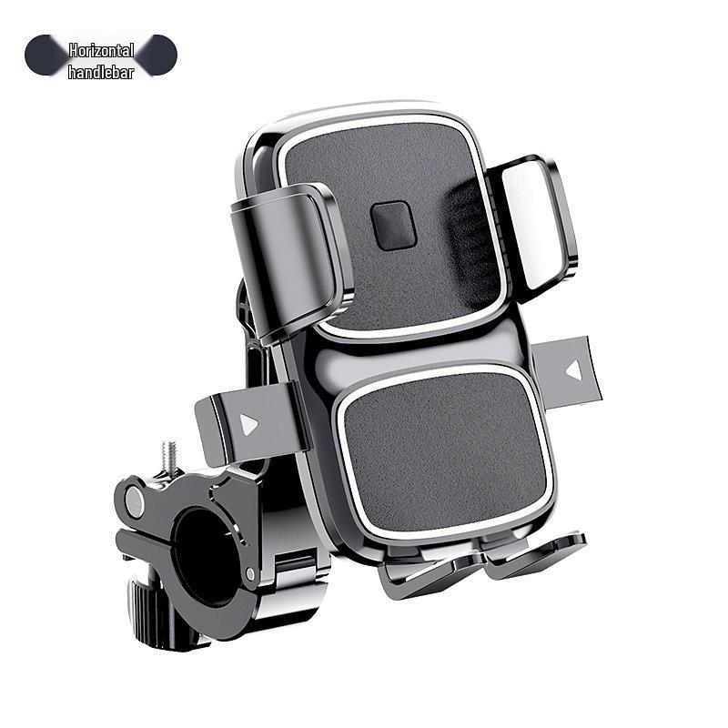 

Shockproof Phone Holder for Electric Vehicle, Motorcycle & Bicycle - Navigation Mount & Battery Carrier for Cycling & Delivery.