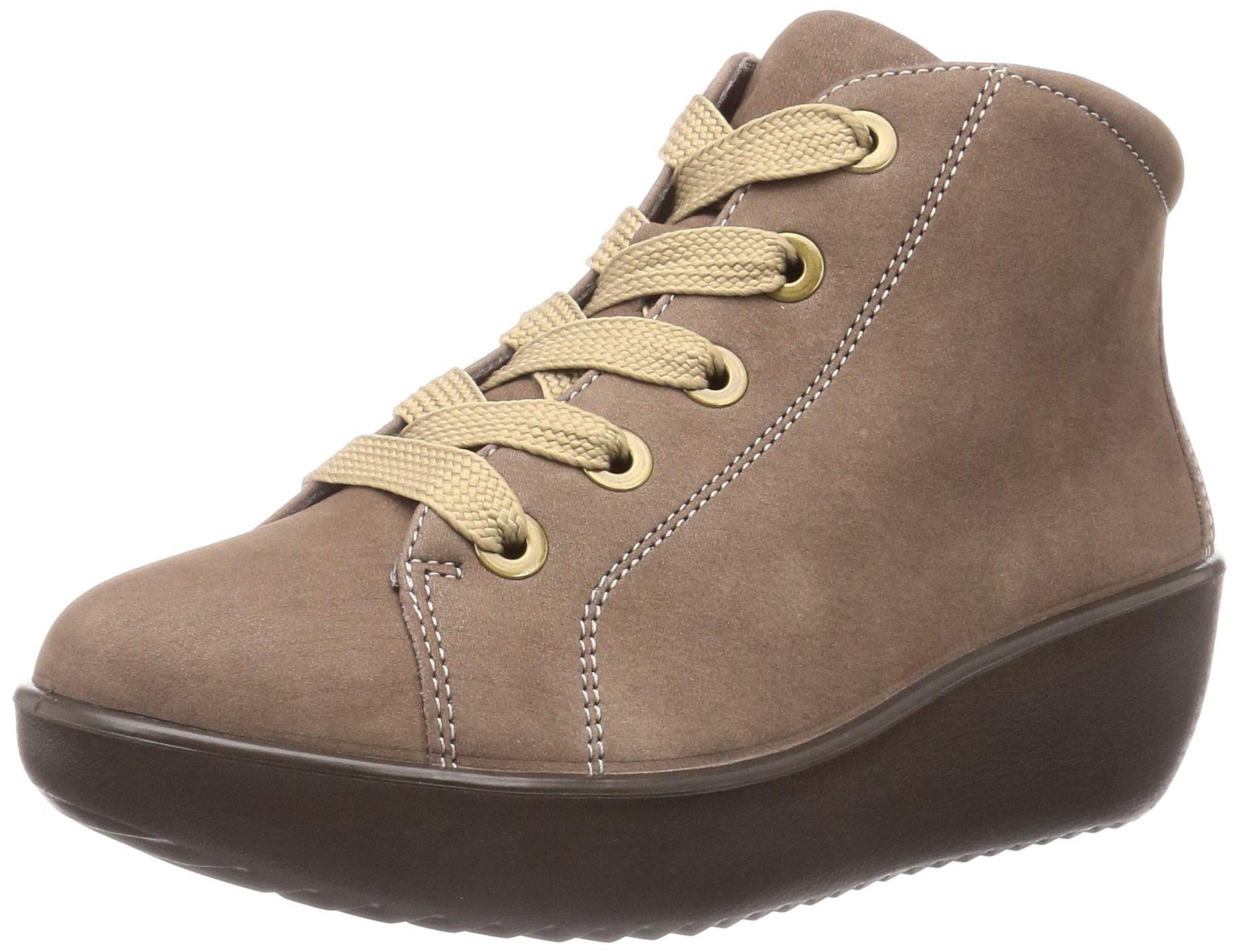 

Boots Made in Japan Genuine Leather Thick Sole Cup Insole 3E SRL 4680 Gray cm [Achilles Sorbo] Women s Nubuck/Warm 23.5
