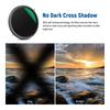 NEEWER 77mm Variable ND Filter CPL Multifunctional No HD Optical Nano 2-in-1 ND2–ND32 & Filter, 2-in-1, X-shaped unevenness, Glass, 30-layer Coating,