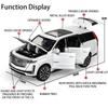 Car Model 1/32 for Cadillac Escalade Off-Road Vehicle Alloy Die-Casting Vehicle Toy with Sound and Light Pull Back Multiple Colour