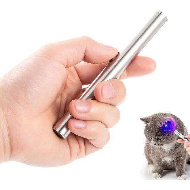 Portable Wood's Lamp, Light Pet Fungus Detection Veterinary Pocket Vet Professional Set with Magnetic Back Cover for Cat Dog Moss Detection