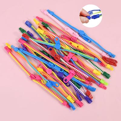 12/24 Pezzi Braccialetti con Zip per Bambini Giocattoli Antistress Fidget Bomboniere per Feste di Compleanno Riempitivi per Pignatta Regalo per Ospiti di Matrimonio di Natale
