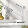 Mitigeur Cuisine - Blanco - KANO-S - Bec Droit Orientable - Douchette Extractible - Cartouche Céramique
