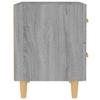 Nightstand Gray Sonoma 40x35x47.5 Cm