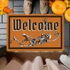 Creative Pumpkin Quirky Floor Mat Family Holiday Atmosphere Dirt-resistant Doormat Cute Floor Mat