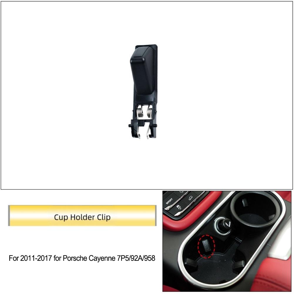 

For Cayenne 7P5 92A 958 2011-2017 Center Console Cup Holder Compartment Assembly Bottle Holder Insert Anti Slip Pad