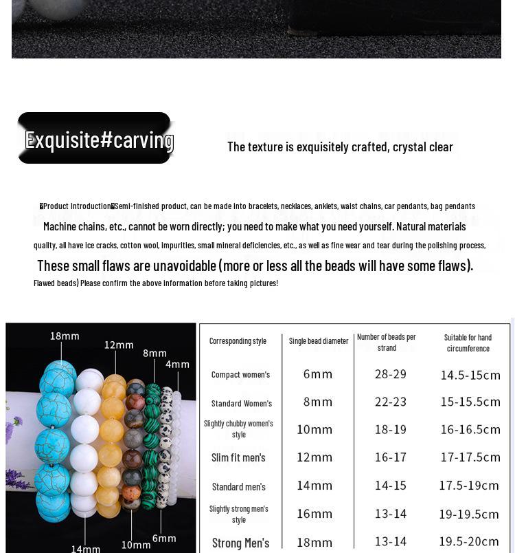 Naturgrå Månestein Perler | Håndlagde DIY Smykketilbehør | Runde Perler Halvfabrikata på Lager