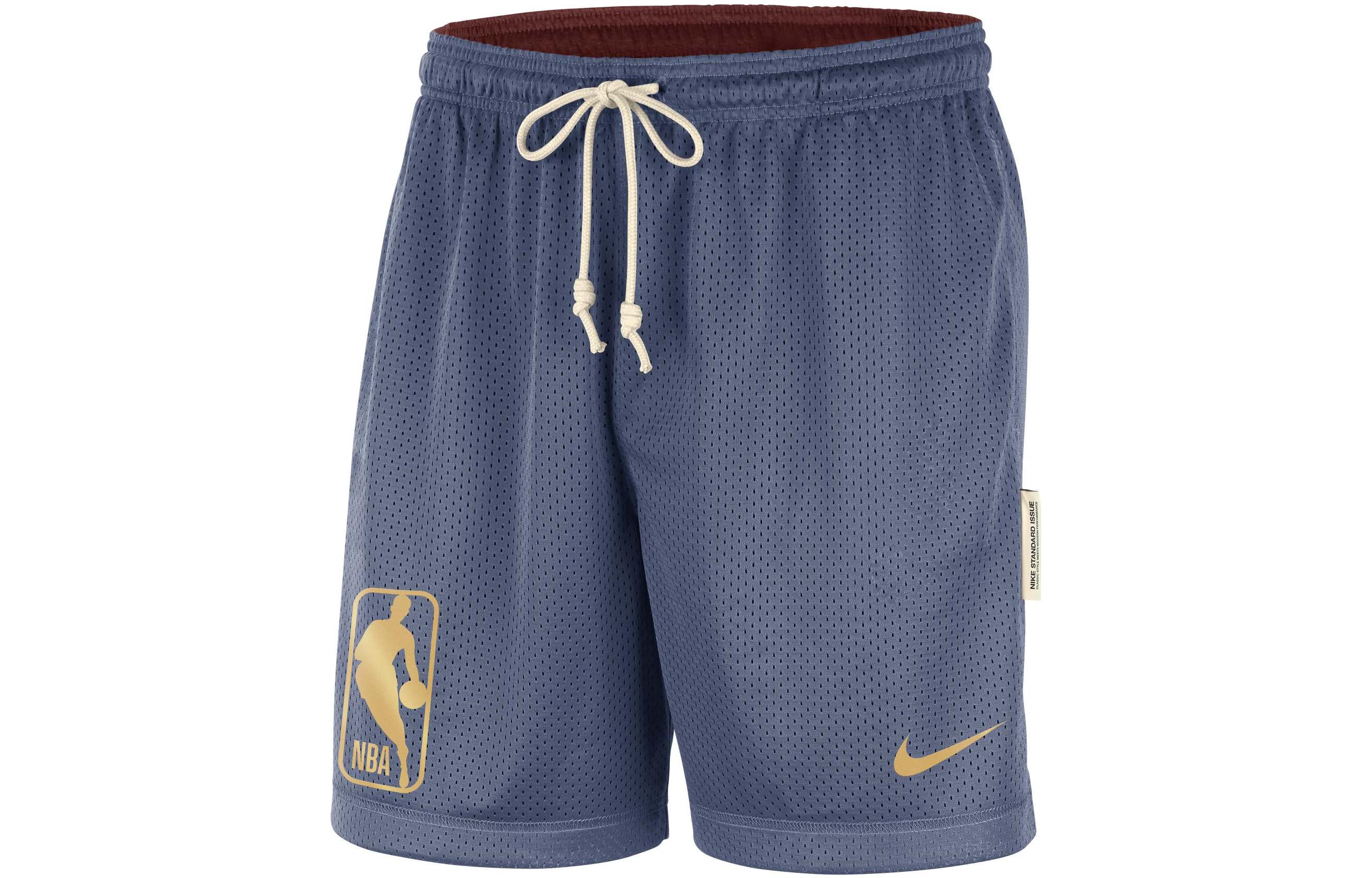 Nike DRI FIT NBA Sports Shorts Men s Fen Blue DX9792-491 M