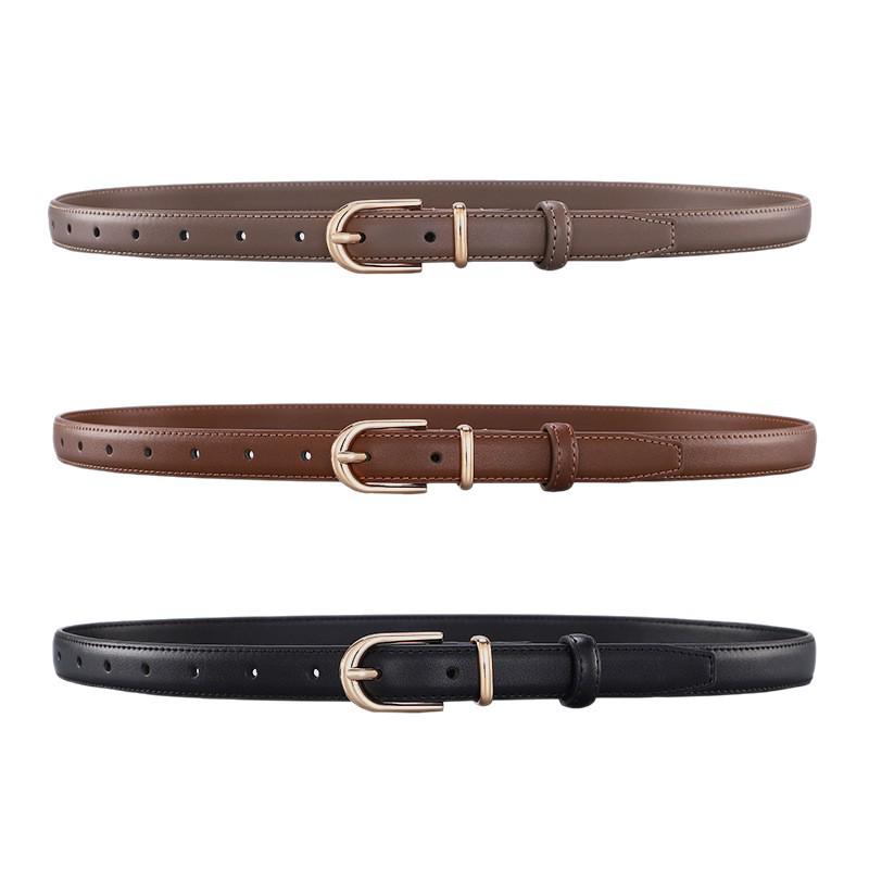 Women's Versatile High-End Fashion Waist Belt - Simple, Casual Style for Jeans
