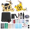 Coil Tattoo Machine Kit Clip Foot Pedal Tattoo Grip Needle Clip Cord Beginner Tattoo Tool Set