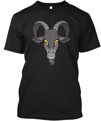 Zwart Geit T-shirt Gemaakt in de VS Maat S tot 5XL