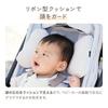 Ange Smile Stroller Cushion, Thick, Reversible, Mesh, 100% Cotton, Suitable for Buggies and Car Seats, Muted Beige