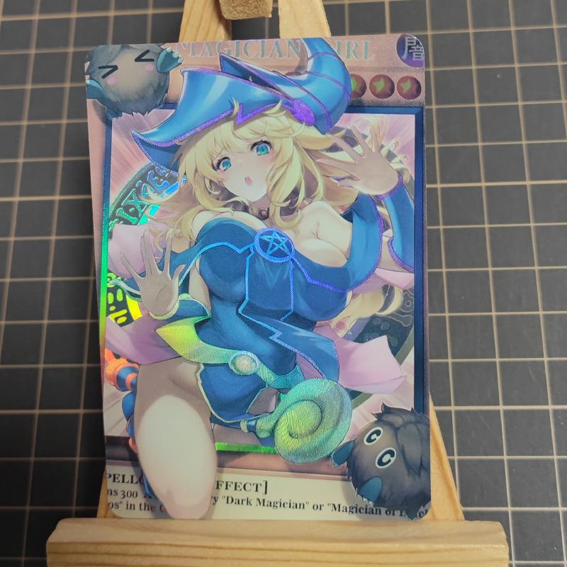 

Сделай сам 1 шт. Yu-gi-oh! Черная Магичка Самоконтроль Сбор Подписей Торговая Флеш-Карточка Аниме Мультфильм Рождественский Подарок