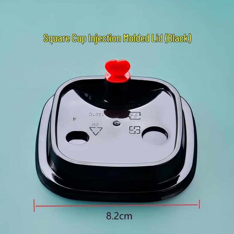 WS Disposable Square Beverage Cups & Lids 500 Count