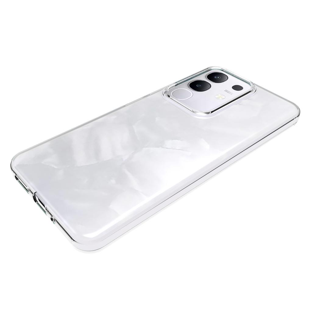 For vivo Y29 4G/T4x 5G Clear Phone Case Watermark Resistant TPU Back Cover