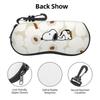 Asamike Eyeglass Snoopy Eyeglasses Cool Anime Sunglasses Unisex Storage Neoprene with Keychain Hook Bag, Pouch, Case, Zipper, Stylish,