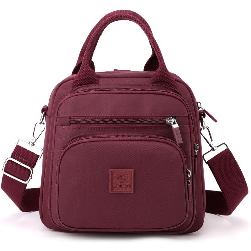 Fashion Multifunctional Female Bag Durable Fabric Women Shoulder Bag Pretty Style Girls Handbag Multi-pockets Back Pack Daypack