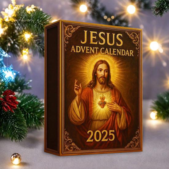 Second Coming Adventskalender 2025 Nedtelling over 24 dager med akrylpyntegjenstander