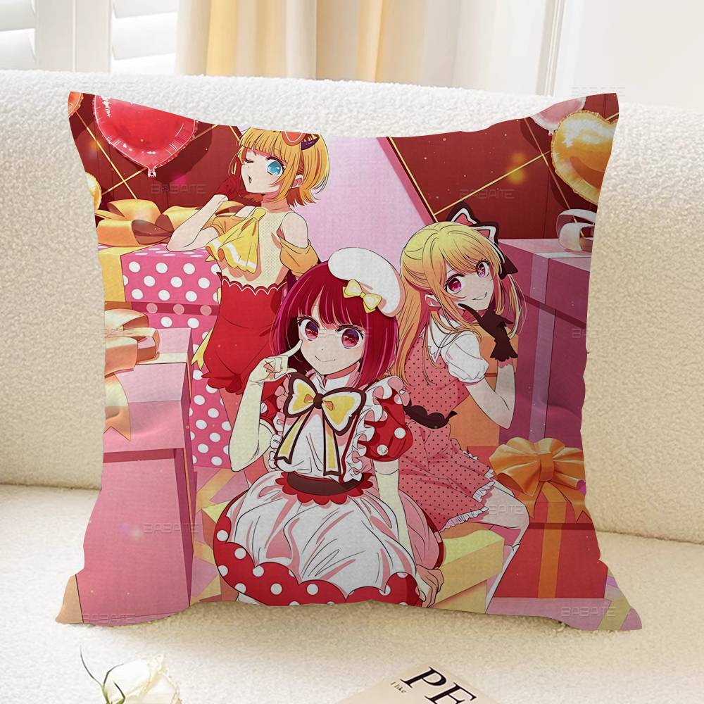 Japanese Anime OSHI NO KO Pillow Anime Pillow Sofa Bed Head Pillow Cover Cushion Cover 45x45 Cm Fashion