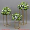 Simulated Silk Floral Arrangement: Round Flower Ball for Aisle, Table, or Wedding Stage Decoration.