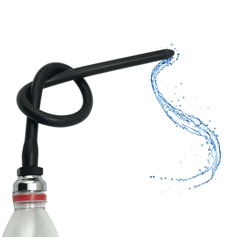 Adult Sexy for Men and Women Mineral Water Bottle Silicone Sausage Flusher Back Court Cleaning Women Washing Device