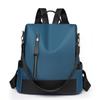 Women's Nylon Backpack Color Contrast Large Capacity Women's Backpack Mummy Bag