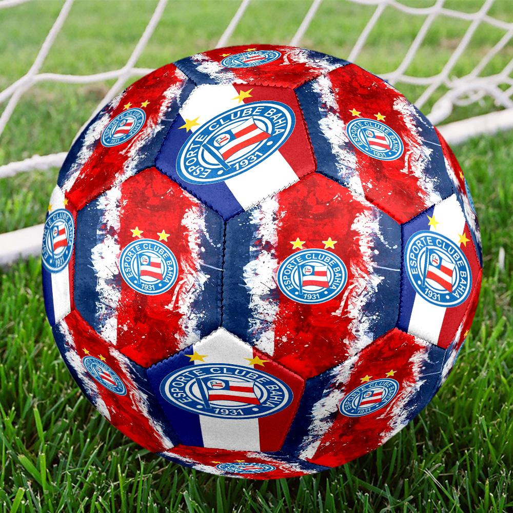 Ba-hia Sports Club Emblem Printed Size 5 Soccer Balls, High-Quality, Anti-Slip, Protective Football, A Unique Gift , Birthdays, Christmas Gifts