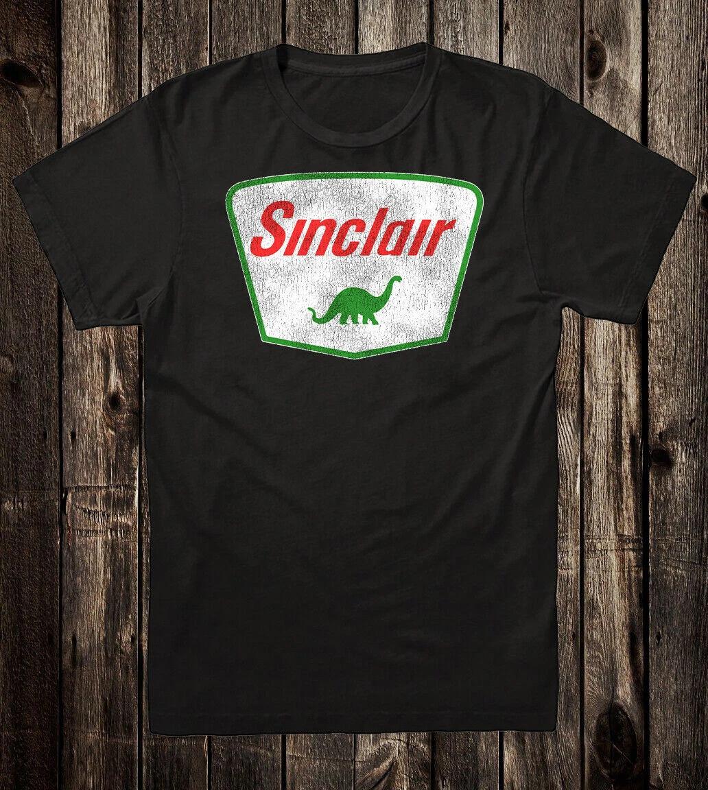 Hot Rod T Shirt Tee Nostalgia Gas Oil Drag Race Sinclair Dino Crest Station M