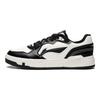 Li-Ning Lightweight Trend Synthetic Leather Non-Slip Wear-Resistant Low-Top Skate Shoes Men Sneakers White Black AGCT009-4