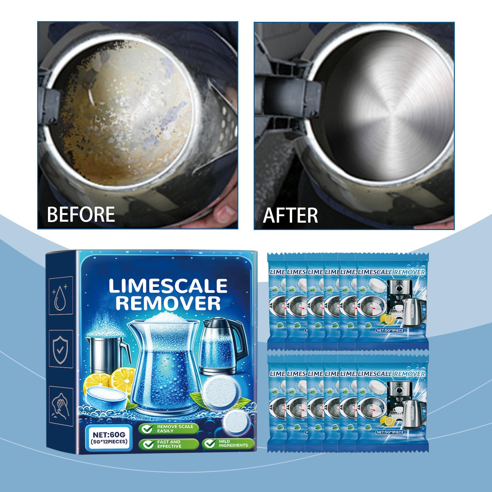

Imescale Cleaning Effervescent Tablets, Lemon Descaling Tablets For Stainless Steel Cookware And Kettles One Size