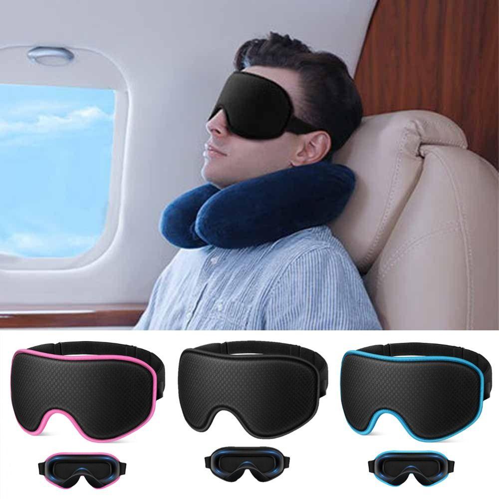 Soft Padded Blocking Light Eye Mask Relax Blindfold Eye Shade Blindfold 3D Sleeping Mask  Relax