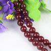 10mm Round Red Jades Chalcedony Loose Beads Natural Stone Women Girls DIY Jaspers Accessories Part for Jewelry Making Design