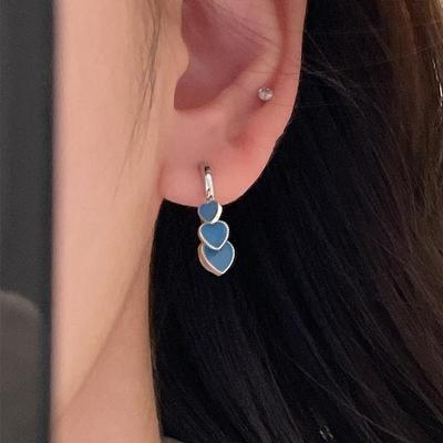Tropfen Glasur Ohrringe Für Frauen Mädchen Vintage Persönlichkeit Liebe Herz Anhänger Geburtstag Party Schmuck Zubehör Geschenke Verhindern Allergie
