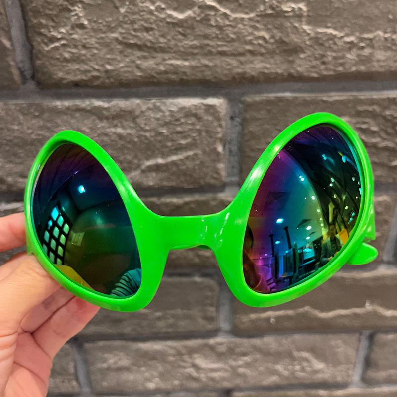 

Инопланетные очки-скульптуры из песка - Красочные и преувеличенные солнцезащитные очки для маскарадной вечеринки