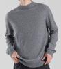 Beoteunseoul Wool Blend Mock Neck Knit (Charcoal)