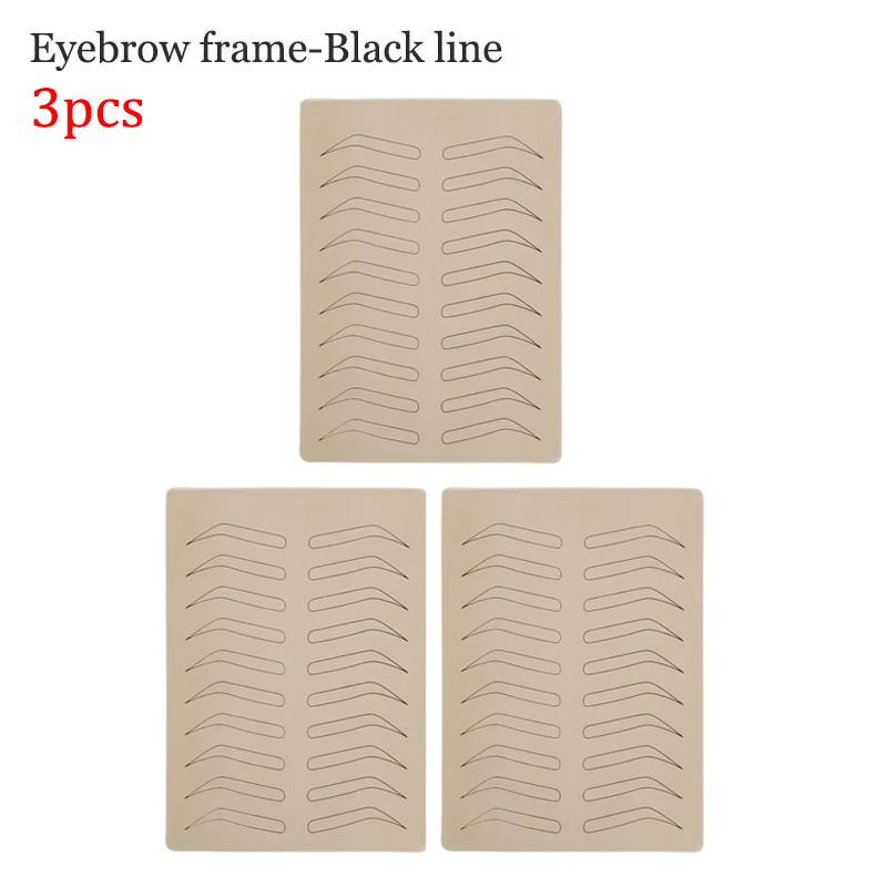 10/1Pcs Silicone Tattoo Practice Skin Blank Microblading Eyebrow Fake Skin Double-Sided for Permanent Tattoo Makeup Tools