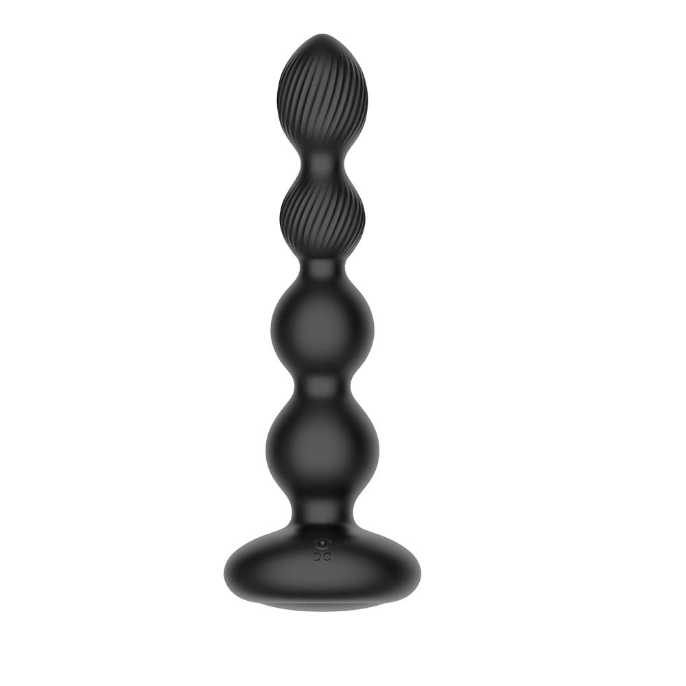Nexus - Tornado Rotating Bead Anal Probe with Remote Control Black