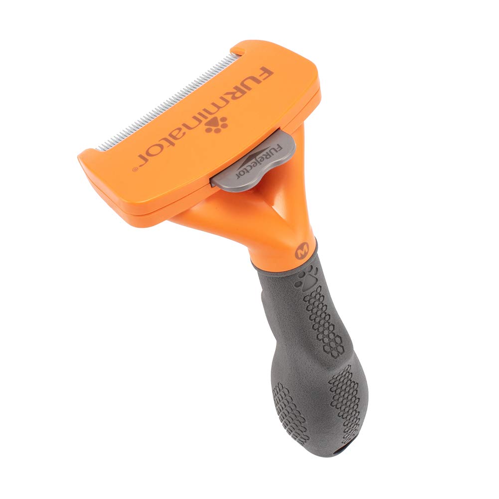 FURMINATOR Pet for and Dogs Fur Undercoat EU Grooming and Shedding Brush Brush, Medium, Long-Haired Medium-Sized Dogs, T691655, Medium, 3-12/1CT,