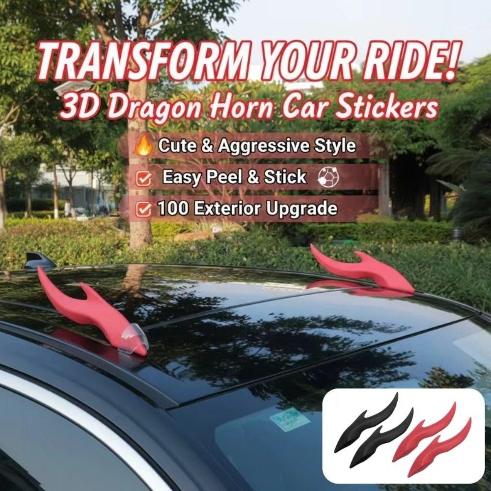 3D Stereo Design Car Roof Decoration Universal Fit Self-Adhesive Decoration  Truck Accessories