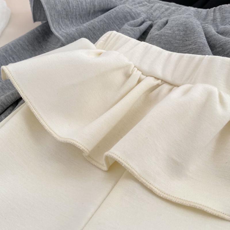 Kayoudo Girls' Lightweight Faux Skirt Flare Pants