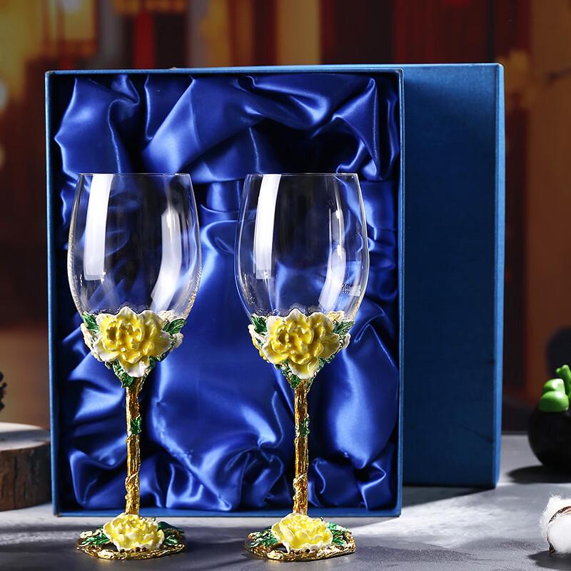 

Shangqi Peony Handmade Red Wine Glass & Decanter Set
