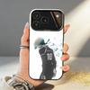 Anime M-Michael K-Kaiser Phone Case For iPhone17 16 15 14 13 12 Pro Max Grey Black Matte Laser Metallic Aurora Funda